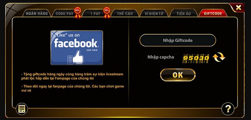 Nhận giftcode sau khi đăng ký Go88 thành công